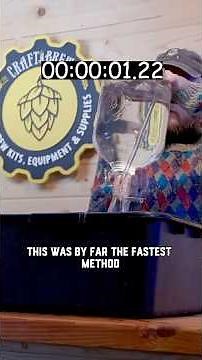 Speed Test: fastest way to empty a carboy?
