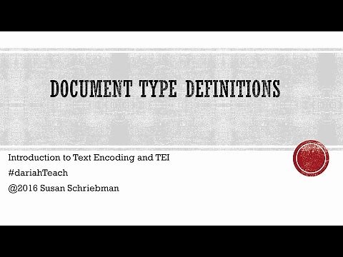 Document Type Definitions