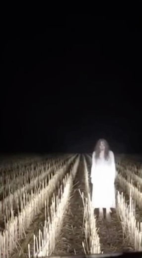 A short horror style clip of a woman transforming into a deer. What is she? #cryptids #shapeshifter