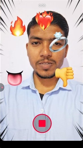 tutorial tap emoji 🤣😛 #emoji #ai #funny #effect