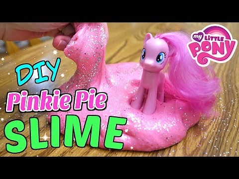 MY LITTLE PONY PINKIE PIE SLIME DIY!! 🦄 | Mommy Etc