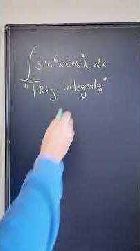 Integrals involving trig functions #mathematics #calculus #integralcalculus