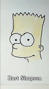 Drawing Bart Simpson🎨