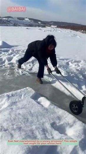 How to Clear Snow Fast with a Push Scoop