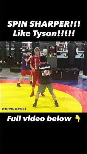 Coach Mike Boxing Unique Training with Medicine Ball: Spin like Mike Tyson!!! #shorts