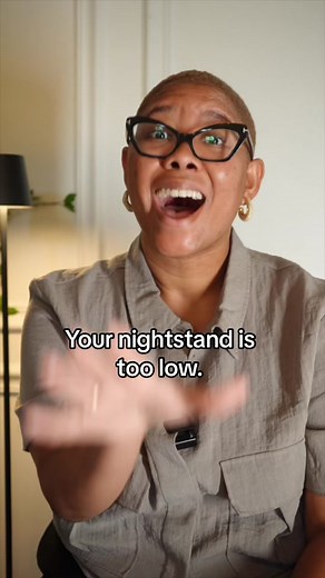 Having a nightstand that’s too high or too low can prove to be impractical for everyday living. Here is how to choose the perfect nightstand as well as how to make the one you already have work if it is too small! #interiordesignhandbook #interiordesignideas