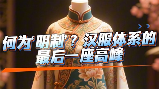 何为‘明制’？汉服体系的最后一座高峰
