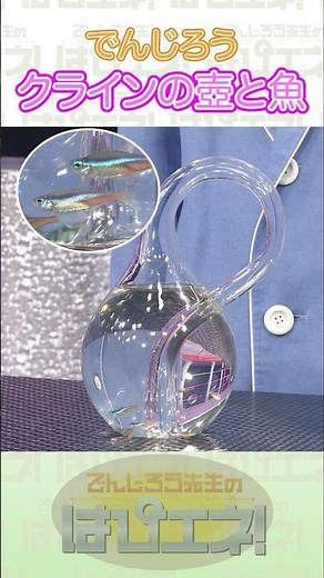 ↑本編はリンクから↑クラインの壺と魚 #Shorts #でんじろう先生 #実験 #science #はぴエネ #科学