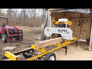 Milling Season, New Power Feed, and the Frontier OS27 Sawmill.