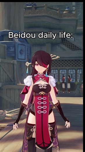 beidou... #genshinimpact #anime