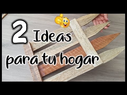 2 IDEAS CON CAJAS DE MADERA QUE TE SORPRENDERÁN - Manualidades con madera reciclada - wood crafts