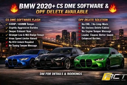Performance Tuning Files on Instagram: "🔥BMW 2020+ CS DME Software & OPF Delete Available🔥 🚀 CS DME Software Flash • 530HP / 650NM Torque • Slightly aggressive burbles • Deeper exhaust tone (even with valves closed) • Stronger low & mid-range torque • Sharper throttle response & smoother power delivery • VMAX speed limiter raised • ❌ No ECU unlock required • ❌ No tuning tamper message 💥 OPF Delete Solution • ❌ No EML / No limp mode • ❌ No useless delete cables • ❌ No engine tamper message • 