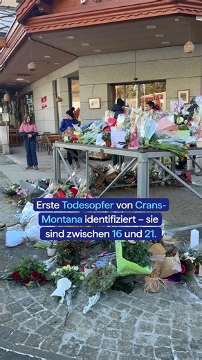 20 Minuten on Instagram: "Die in den vergangenen Stunden geleistete umfangreiche Identifikationsarbeit der Walliser Kantonspolizei, des DVI (Disaster Victim Identification) sowie des Instituts für Rechtsmedizin hat es ermöglicht, zum jetzigen Zeitpunkt zwei Schweizerinnen im Alter von 21 und 16 Jahren sowie zwei Schweizer im Alter von 18 und 16 Jahren zu identifizieren. Das teilen die Behörden am Samstag mit. 📲 Alle Infos zu Crans Montana findest du via Link in der Bio!"