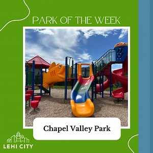 📢 Chapel Valley is the new park of the week! Let us know what park you would like to see next! Tucked away just northeast of Pioneer Crossing and 1100 West, Chapel Valley Park is a charming mini-park that spans approximately 1.7 acres. This cozy spot features a fun playground and an open multi-use space perfect for all kinds of outdoor activities. 🛝🌳 Whether you're looking for a quick playdate or a peaceful spot to relax, Chapel Valley Park has something for everyone. Come visit and enjoy the