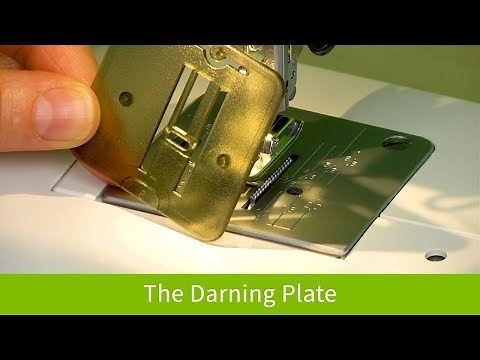 How to Install the Darning Plate on the Baby Lock Zest
