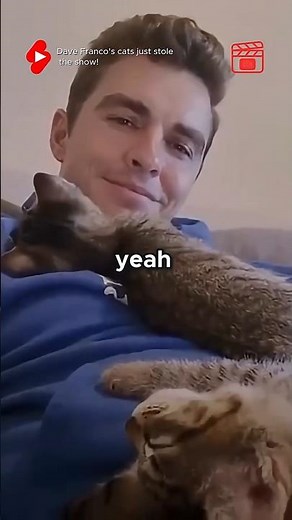 Dave Franco’s cats just stole the show! 🐱😆