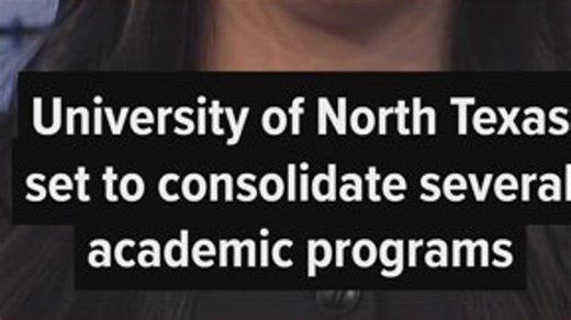 University of North Texas plans to cut or combine some programs