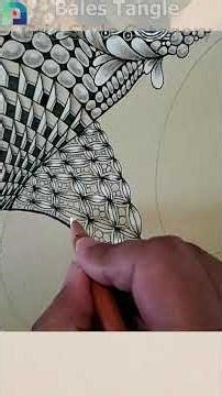 Be Well 💚 Day 8: Bales | 21 Days of Zentangle