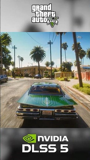 GTA V with DLSS 5 Looks Insane #shorts