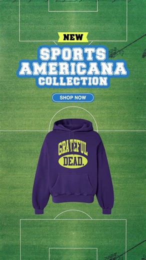 Rep the Dead on gameday with new merch from the Sports Americana collection 🏈💀⚡ Explore the shop here: gd.lnk.to/SAM | Grateful Dead