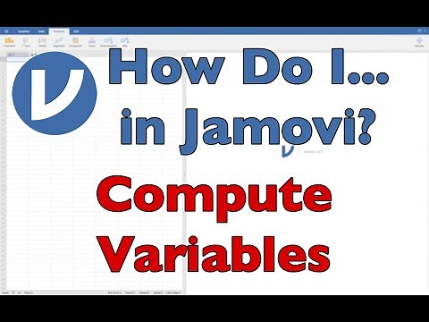 How do I... COMPUTE VARIABLES in Jamovi? (2022)