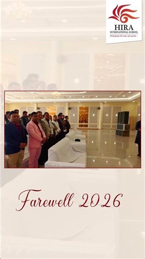 Farewell Party 2026 | Class XII Students | Hira International School 🎓✨