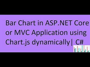 Bar Chart in ASP.NET Core or MVC Application Using Chart.JS