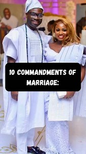 380 reactions · 100 shares | 10 Commandments of Marriage. Marriage works when both people work. Love loudly, forgive quickly, communicate openly, and protect the spark. Which commandment speaks to you most? #HealthyMarriage #MarriageTips #CouplesAdvice#commandments | Drs. Femi and Bola | Facebook