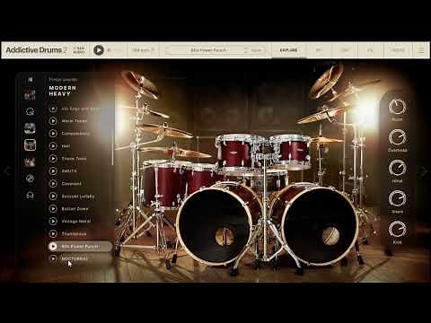 Addictive Drums 2 Modern Heavy Ad-Pack - All Kit-Pieces and Presets (no talking)