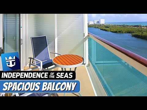 Independence of the Seas | Spacious Oceanview Balcony Full Tour & Review 4K | Royal Caribbean Cruise