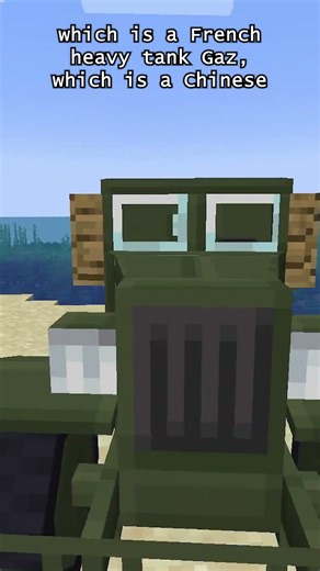MINECRAFT But with MILITARY vehicles added