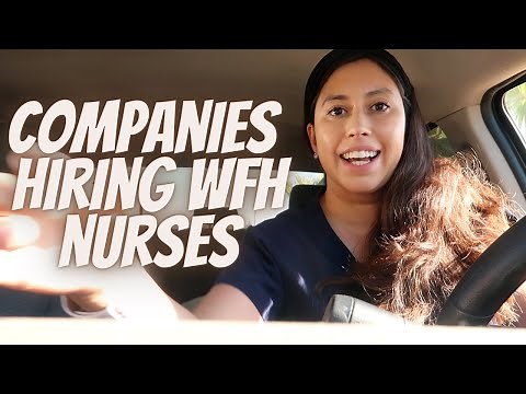 11 Companies that hire work from home nurses + International work from home nurses