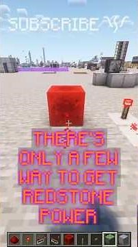 ALL THE WAYS (I think) to get a REDSTONE SIGNAL SOURCE! | Redstone with PsiVolt #minecraft #redstone