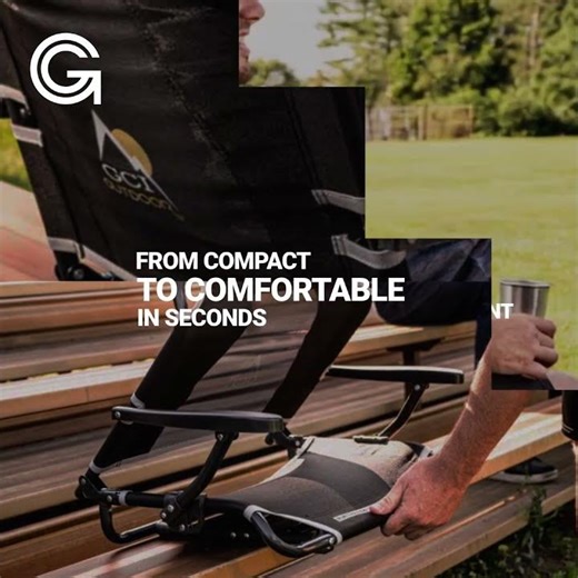 GCI Outdoor Big Comfort Stadium Chair – Designed for Long-Lasting Comfort