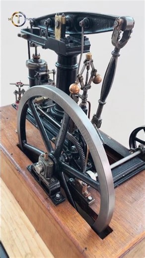 Amazing Mini Steam Engine Model 🔥 | Mechanical Power #shorts #MiniEngine #SteamEngine