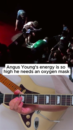 Angus Young's Energy Is So High He Needs Oxygen Backstage
