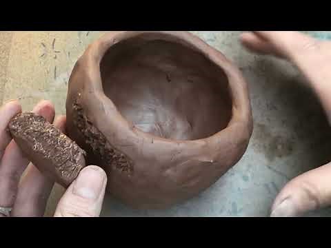 Scratch to Attach (score & slip) adding details to clay