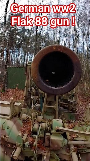 German WW2 Flak 88 gun !
