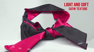 Feather Tickler for Couples Play Feather Ticklers Teasers Body Cosplay Toys Satin Eye Mask Blackout 59" Red