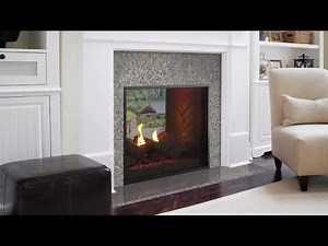 Majestic Outdoor Lifestyles Fortress Indoor/Outdoor See-Through Gas Fireplace