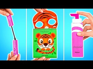 Paper Makeup For Paper Dolls! DIY Beauty Salon For Dolls