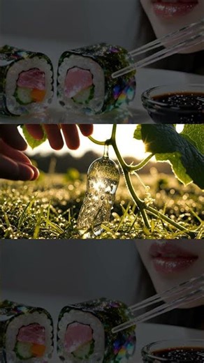 Ultra-Realistic Sushi Making ASMR 🍣 | AI Food Preparation Sounds |