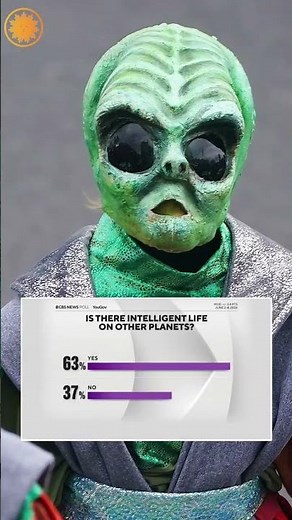 Majority of Americans believe in aliens, a CBS News poll shows #shorts