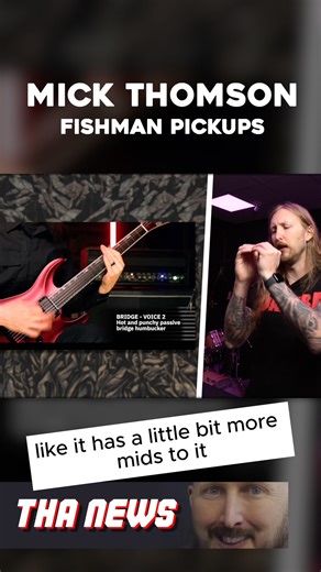 Mick Thomson New signature Fishman pickups. #chug #mickthomson #slipknot | Ola Englund