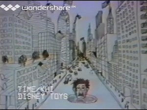 Sesame Street - Hand Drawn City and Scuba Diver