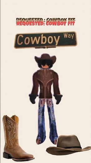 requested cowboy fit roblox #roblox #robloxavatar #robloxcodes #robloxoutfits #robloxoutfitcodes