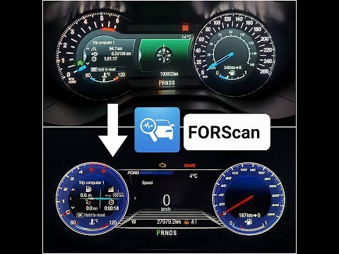 FORD upgrade guide to digital cluster with FORScan