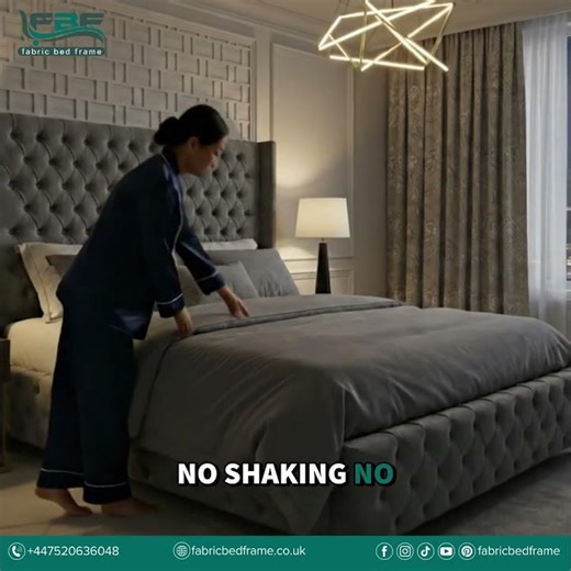 Your Quiet Place Starts Here | Fabric Bed for Peaceful Sleep