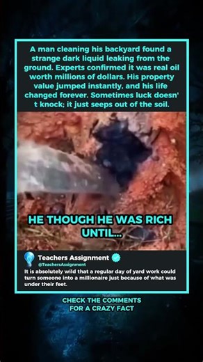 This Is Why You Should Never Be Too Excited When Finding Oil