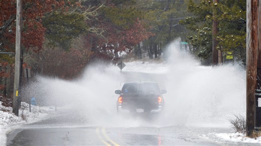 Rain on Cape Cod Wednesday triggers coastal hazard message from National Weather Service